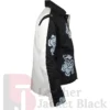 TV Series The Equalizer Season 02 Robyn McCall Queen Latifah Black White Flowers Printed Jacket