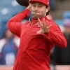 Tampa Bay Buccaneers Baker Mayfield Sideline Anorak Half Zip Hoodie Jacket