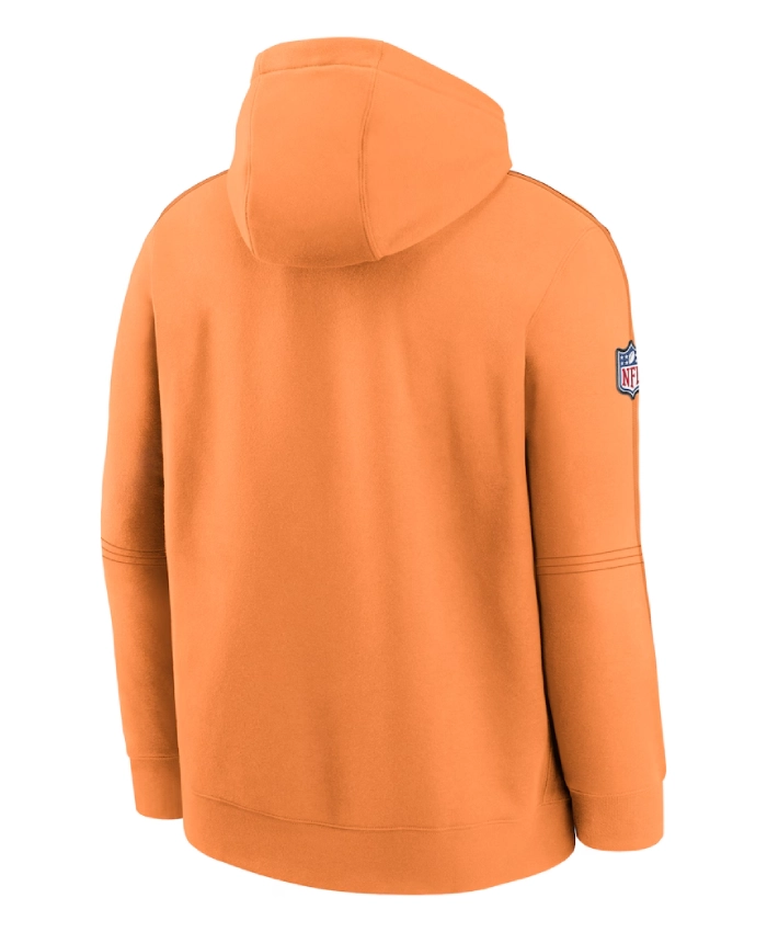 Tampa Bay Buccaneers Orange Throwback Logo Club Hoodie