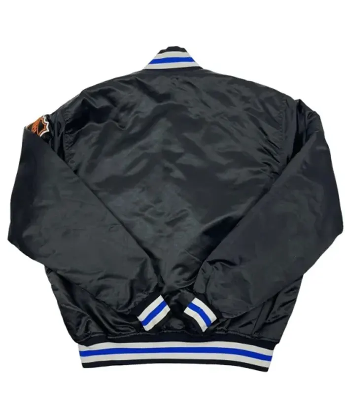 Tampa Bay Lightning Black NHL Bomber Jacket