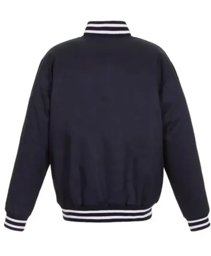 Tampa Bay Lightning Navy Front Hit Poly Twill Jacket