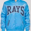 Tampa Bay Rays Crest Emblem University Varsity Jacket