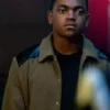 Tariq St Patrick TV Series Power Book II Ghost Season 3 Michael Rainey Jr. Brown Varsity Jacket