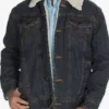 Tate Dutton Marshals 2026 Sherpa Denim Jacket