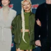 Tati Gabrielle Mortal Kombat 2 Movie Premier Green Bomber Jacket