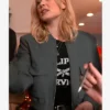 Taylor Jacobson Movie My Secret Santa 2025 Alexandra Breckenridge Grey Jacket