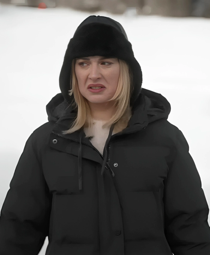 Taylor Jacobson My Secret Santa Black Coat