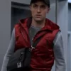 Ted Lasso Jamie Tartt S02 Red Hooded Vest