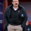 Ted Lasso Jason Sudeikis Black Cotton Track Coat