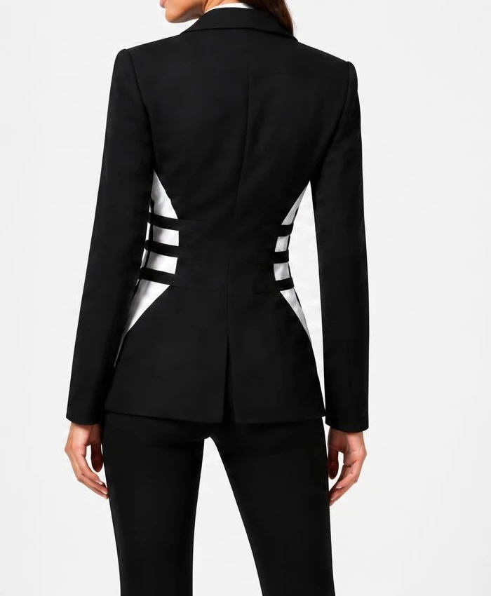 Ted Lasso Juno Temple Cut-Out Blazer Women