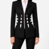 Ted Lasso Juno Temple Cut-Out Blazer Womens