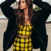 Teddy Bear Black Wool Coat