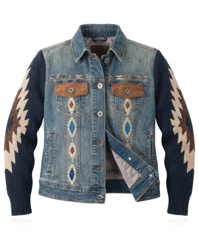 Tenille Daniel Allegiance S03 Embroidered Denim Jacket - Image 2