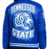 Tennessee State Blue College Varsity Jacket Women