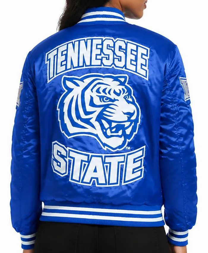 Tennessee State Blue College Varsity Jacket Women