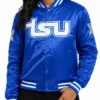 Tennessee State Blue College Varsity Jacket Womens