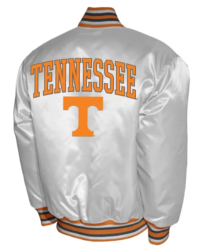 Tennessee Volunteers Club White Satin Jacket