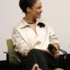 Tessa Thompson Hedda BAFTA White Screening Jacket