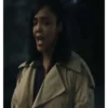 Tessa Thompson TV Series His Hers Anna Beige Trench Coat