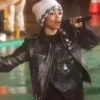 Teyana Taylor 2025 Thanksgiving Day Parade Leather Jacket