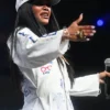 Teyana Taylor ESSENCE Festival New Orleans July White Jumpsuit