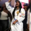Teyana Taylor ESSENCE Festival White Jumpsuit