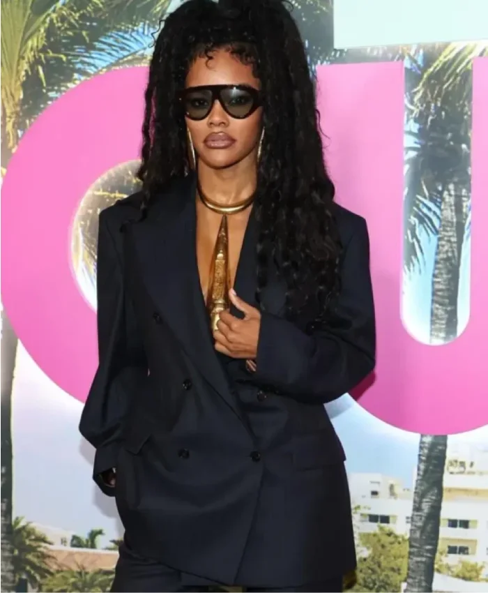 Teyana Taylor Netflixs 72 Hours NY Screening Black Blazer