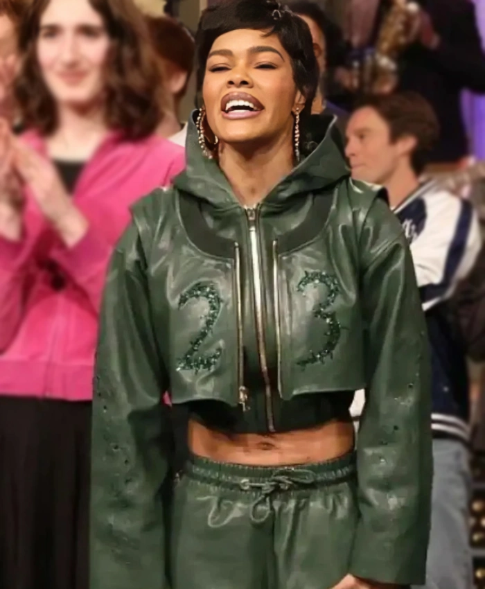 Teyana Taylor SNL S51 Cropped Jacket