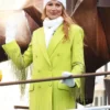 Thanksgiving Day Parade 2025 Jewel Lime Green Trench Coat