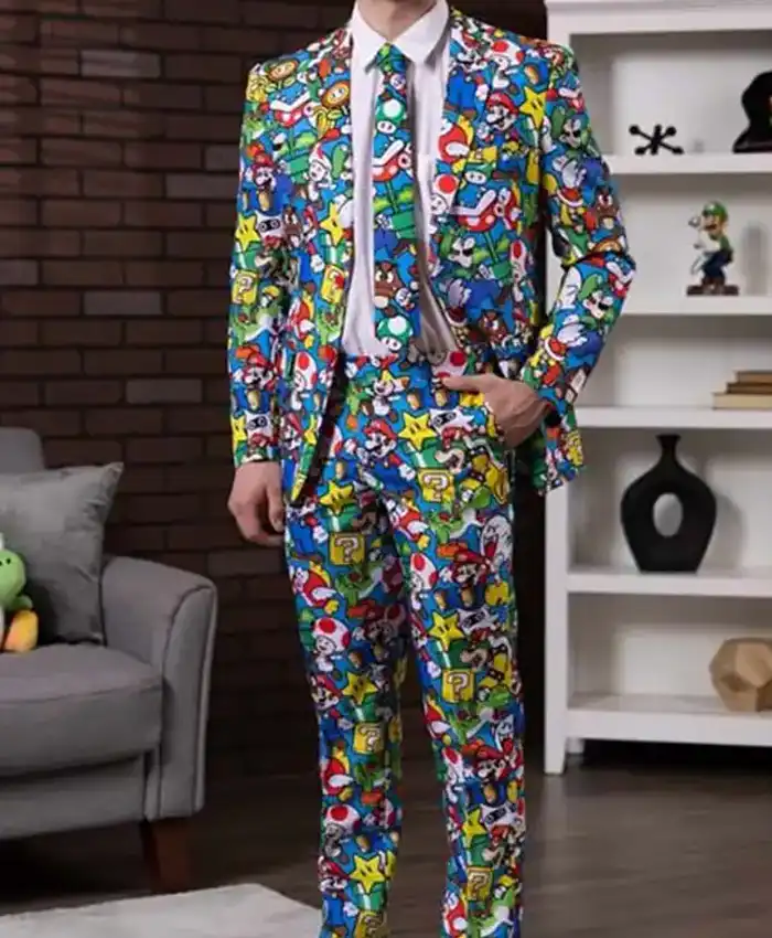 Thanksgiving Super Mario Suit For Men