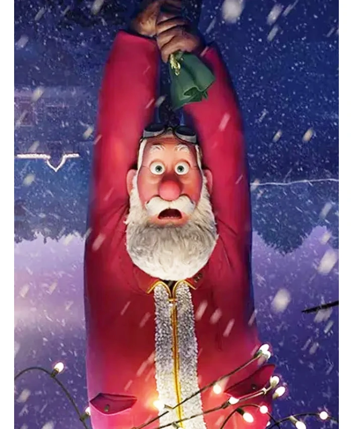That Christmas Animated Movie Santa Red Costume Coat