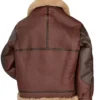 The B 3 1941 Pearl Harbor Brown Leather Fur Jacket Is A Tribute To The Classic WWII Bomber Jackets Worn By American Aviators.