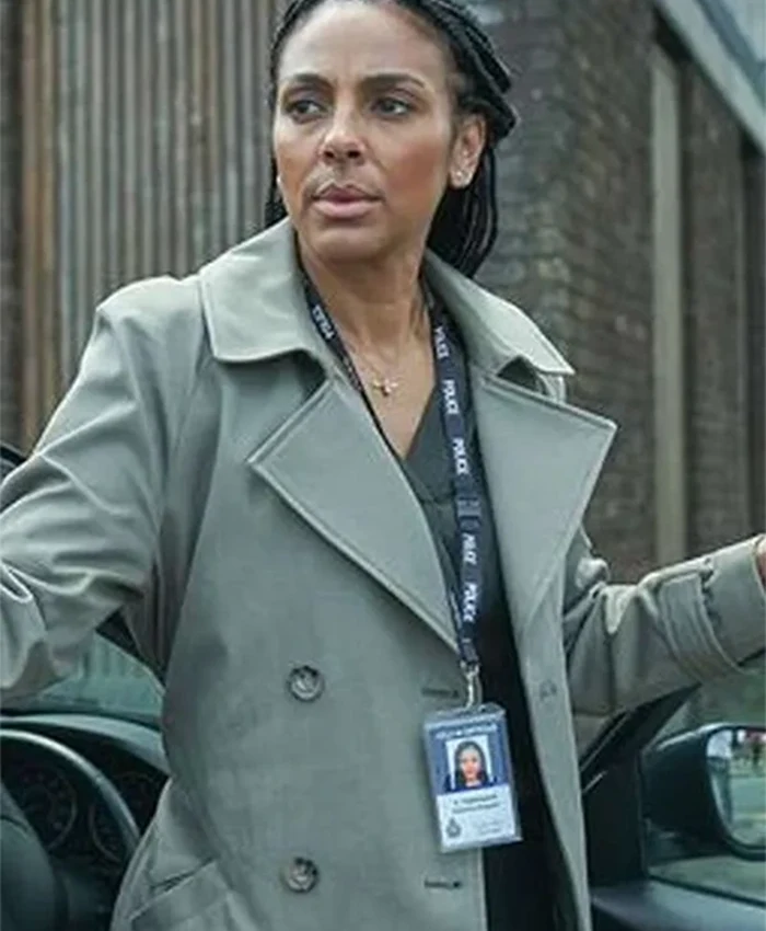 The Bay S05 Marsha Thomason Grey Coat