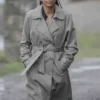 The Bay S05 Marsha Thomason Grey Trench Coat