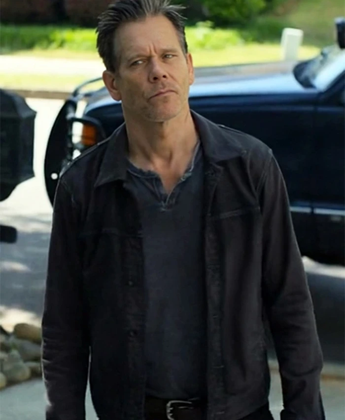 The Bondsman 2025 Kevin Bacon Black Denim Jacket