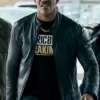 The Boys S04 Jessie T. Usher Black Leather Jacket