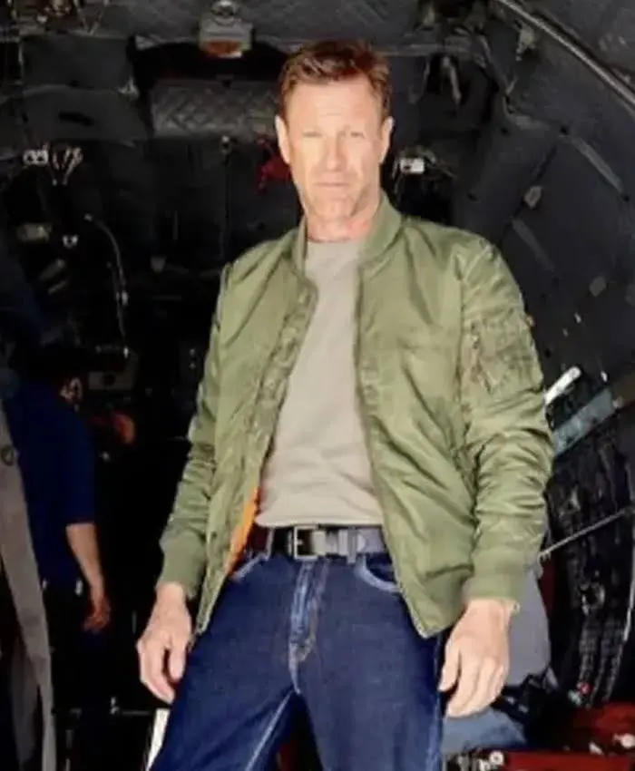 The Bricklayer Aaron Eckhart Bomber Jacket