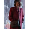 The Bride 2026 Myrna Mallow Red Wool Coat