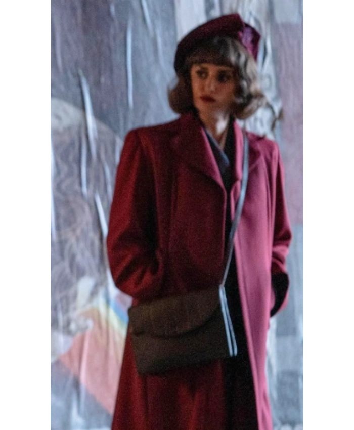 The Bride 2026 Myrna Mallow Red Wool Coat