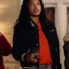 The Burbs S01 Samira Greene Black Varsity Jacket