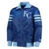 The Captain II Kansas City Royals Satin Blue Jacket
