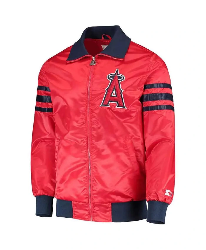 The Captain II LA Angels Red Satin Jacket