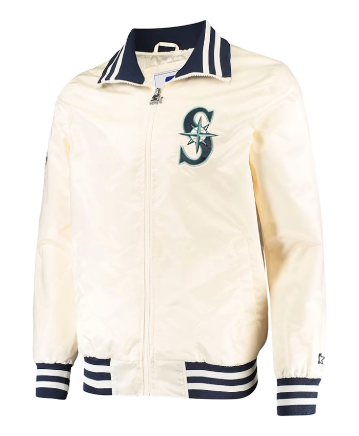 The Captain II Seattle Mariners Starter Zip Up Jacket