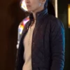 The Cleaning Lady S04 Elodie Yung Black Quilted Jacket