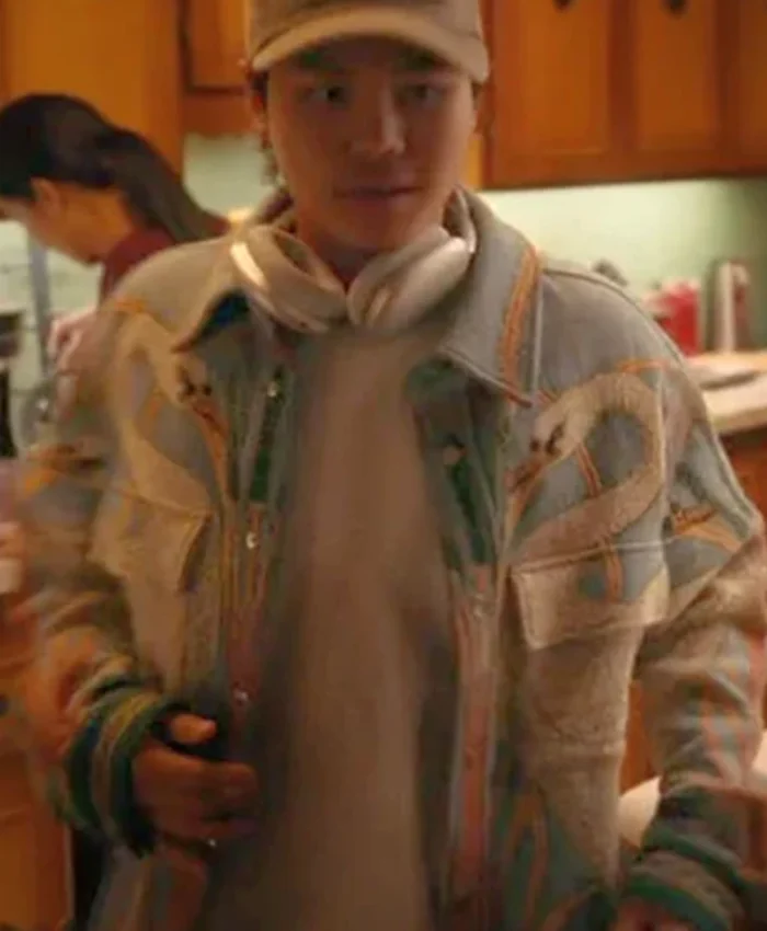 The Cleaning Lady S04 Sean Lew Swan Print Jacket