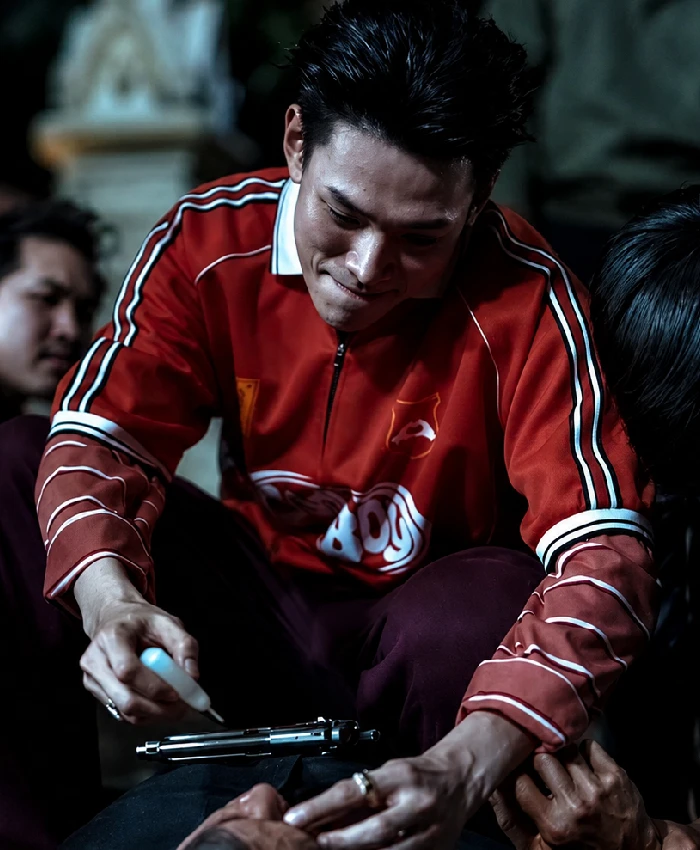The Debt Collector Num Red Athleisure Track Jacket