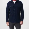 The Division Shirt Navy Wool Jacket Sale