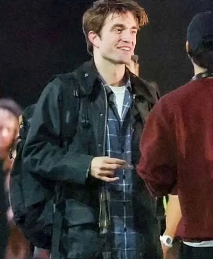 The Drama 2025 Robert Pattinson Black Cotton Jacket