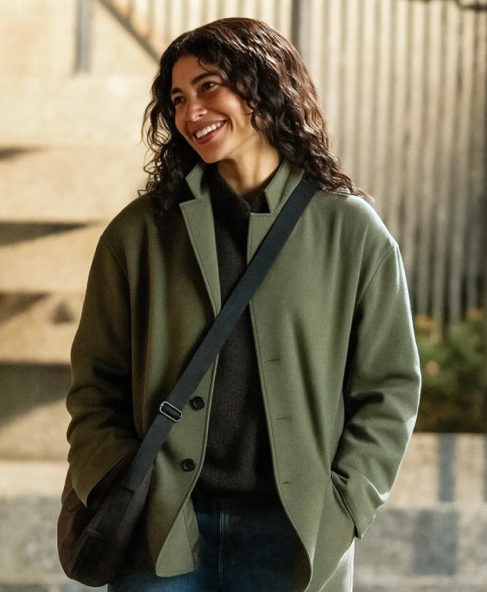 The Drama Zendaya Green Cotton Blend Jacket