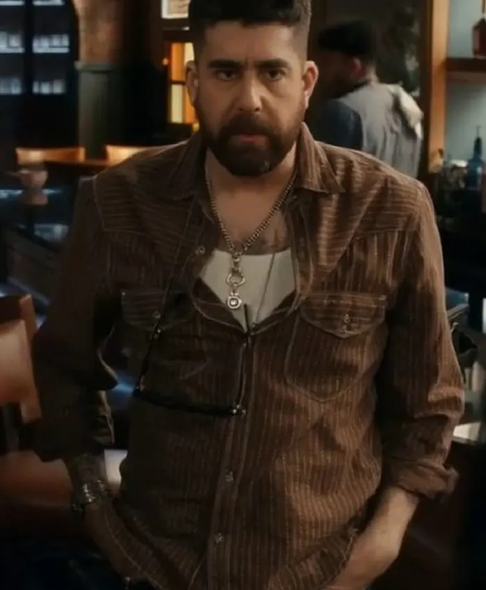 The Equalizer S05 Adam Goldberg Brown Shirt